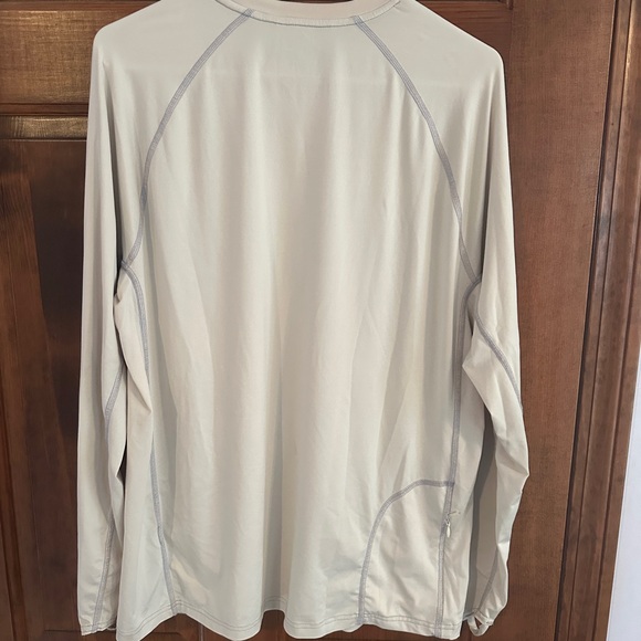 LLBean Rash guard Swimshirt Men’s Sz L Pocket Zipper - Picture 6 of 7